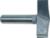 MAGNATE 7522 Combination Rope Molding Router Bit - 2" Cutting Diameter; 4-1/4" Radius; 0.1193" Profile Height; 1/2" Shank Diameter, 2" Shank Length, 2-Flute Carbide Tipped