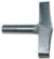 MAGNATE 7528 Combination Rope Molding Router Bit - 3" Cutting Diameter; 6-3/8" Radius; 0.179" Profile Height; 1/2" Shank Diameter, 2" Shank Length, 2-Flute Carbide Tipped
