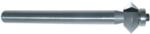 MAGNATE 753 Side V-Grooving Extended Shank Router Bit - 90 Degree; 1/2" Cutting Height; 1/2" Shank Diameter; 5" Shank Length; 1-1/8" Overall Diameter; 2-Flute Carbide Tipped