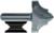 MAGNATE 7532 Deep Classic Point Router Bit - 1/2" Radius; 2" Cutting Diameter; 1/2" Shank Diameter; 1-3/8" Cutting Height; 2" Shank Length; 2-Flute Carbide Tipped