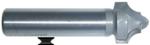 MAGNATE 7536 Deep Classic Point Router Bit - 3/16" Radius; 3/4" Cutting Diameter; 1/2" Shank Diameter; 5/8" Cutting Height; 2" Shank Length; 2-Flute Carbide Tipped