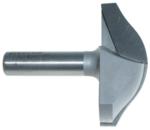 MAGNATE 7545 Combination Barley Twist Router Bit - 2-1/2" Cutting Diameter; 1.1458 & 2-21/32" Radius; 5/8" Profile Height; 1/2" Shank Diameter, 2" Shank Length, 2-Flute Carbide Tipped
