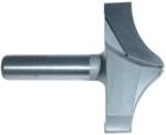 MAGNATE 7556 Barley Twist Router Bit - 2-1/2" Cutting Diameter; 5/16" Profile Height; 1/2" Shank Diameter; 2" Shank Length; 5/16" & 1-1/4" Radius; 2-Flute Carbide Tipped
