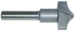 MAGNATE 7557 Barley Twist Router Bit - 3/4" Cutting Diameter; 3/32" Profile Height; 1/4" Shank Diameter; 1-1/2" Shank Length; 3/32" & 3/8" Radius; Spiral pen making for Legacy; 2-Flute Carbide Tipped
