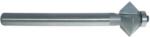 MAGNATE 756 Side V-Grooving Extended Shank Router Bit - 90 Degree; 3/4" Cutting Height; 1/2" Shank Diameter; 5" Shank Length; 1-3/8" Overall Diameter; 2-Flute Carbide Tipped