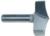 MAGNATE 7584 Rope Molding Router Bit - 2" Cutting Diameter; 2" Shank Length; 1/2" Shank Diameter; 2-1/8" Radius; 1/4" Profile Height; 2-Flute Carbide Tipped