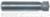 Magnate 7591 Rope Pen Router Bit - 0.65" Radius; 1/2" Cutting Diameter; 1/2" Shank Diameter; 3/8" Cutting Height; 2" Shank Length