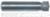 MAGNATE 7591 Rope Pen Router Bit - 0.65" Radius; 1/2" Cutting Diameter; 1/2" Shank Diameter; 3/8" Cutting Height; 2" Shank Length; 2-Flute Carbide Tipped