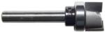 Magnate 7602D Pattern Router Bit - 5/8" Cutting Diameter; 3/8" Cutting Length; 1/4" Shank Diameter; 1-1/2" Shank Length; BR-05 Bearing; Cutting edges are designed for dado clean-out