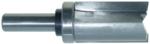 MAGNATE 7619 Pattern Router Bit - 1-1/8" Cutting Diameter; 2" Cutting Length; 1/2" Shank Diameter; 1-3/4" Shank Length; BR-07 Bearing; 2-Flute Carbide Tipped
