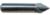 MAGNATE 763 V-Grooving & Carving 3-Flute Router Bit - 60 Degree; 5/8" Cutting Diameter; 1/2" Shank Diameter; 5/8" Cutting Length; 2" Shank Length; Carbide Tipped