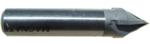 Magnate 763 V-Grooving & Carving 3-Flute Router Bit - 60 Degree; 5/8" Cutting Diameter; 1/2" Shank Diameter; 5/8" Cutting Length; 2" Shank Length