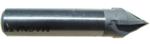 MAGNATE 763 V-Grooving & Carving 3-Flute Router Bit - 60 Degree; 5/8" Cutting Diameter; 1/2" Shank Diameter; 5/8" Cutting Length; 2" Shank Length; Carbide Tipped