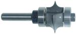 Magnate 7652 Leaf Edge Beading Carbide Tipped Router Bit - 3/16" Radius; 1/2" Cutting Length; 1/4" Shank Diameter; 1-1/2" Shank Length; 1" Overall Diameter; Comes with 2 Magnate BR-05 bearings.