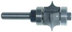 MAGNATE 7652 Leaf Edge Beading Carbide Tipped Router Bit - 3/16" Radius; 1/2" Cutting Length; 1/4" Shank Diameter; 1-1/2" Shank Length; 1" Overall Diameter; Comes with 2 Magnate BR-05 bearings.; 2-Flute Carbide Tipped