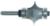 MAGNATE 7654 Leaf Edge Beading Carbide Tipped Router Bit - 3/8" Radius; 7/8" Cutting Length; 1/4" Shank Diameter; 1-1/2" Shank Length; 1-3/8" Overall Diameter; Comes with 2 Magnate BR-05 bearings.; 2-Flute Carbide Tipped