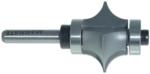 Magnate 7657 Leaf Edge Beading Carbide Tipped Router Bit - 5/16" Radius; 3/4" Cutting Length; 1/4" Shank Diameter; 1-1/2" Shank Length; 1-1/4" Overall Diameter; Comes with 2 Magnate BR-08 bearings.