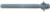 MAGNATE 7675 Reeding Extended Shank with Bearing Router Bit - 5/8" Bead Height; 1/2" Shank Diameter; 5/16" Radius; BR-05 Bearing; 5" Shank Length, 2-Flute Carbide Tipped