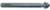 MAGNATE 7678 Reeding Extended Shank with Bearing Router Bit - 3/16" Bead Height; 1/2" Shank Diameter; 3/32" Radius; BR-05 Bearing; 5" Shank Length, 2-Flute Carbide Tipped