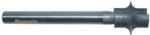 MAGNATE 7692 Reeding Extended Shank Router Bit - 1/2" Bead Height; 1-1/4" Cutting Height; 1/4" Radius; 1/2" Shank Diameter; 5" Shank Length, 2-Flute Carbide Tipped