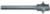 MAGNATE 7693 Reeding Extended Shank Router Bit - 3/4" Bead Height; 1-1/2" Cutting Height; 3/8" Radius; 1/2" Shank Diameter; 5" Shank Length, 2-Flute Carbide Tipped
