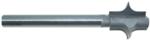 MAGNATE 7693 Reeding Extended Shank Router Bit - 3/4" Bead Height; 1-1/2" Cutting Height; 3/8" Radius; 1/2" Shank Diameter; 5" Shank Length, 2-Flute Carbide Tipped