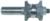 MAGNATE 7701 Double Round Over Router Bit - 3/4" Material Thickness; 3/16" Radius; 1-1/8" Cutting Length; 1-1/4" Overall Diameter; BR-06 Bearing; 1/2" Shank Diameter, 1-1/2" Shank Length, 2-Flute Carbide Tipped