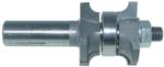 MAGNATE 7701 Double Round Over Router Bit - 3/4" Material Thickness; 3/16" Radius; 1-1/8" Cutting Length; 1-1/4" Overall Diameter; BR-06 Bearing; 1/2" Shank Diameter, 1-1/2" Shank Length, 2-Flute Carbide Tipped