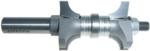 MAGNATE 7734 Adjustable Double Round Over Router Bit - 3/8" Radius; 1-5/8" Cutting Length; 1-1/2" Overall Diameter; 1-1/2" Shank Length; BR-32 Bearing; 1/2" Shank Diameter, 2-Flute Carbide Tipped