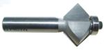 MAGNATE 775 Side V-Grooving Router Bit - 90 Degree; 1" Cutting Height; 1/2" Shank Diameter; 2" Shank Length; 1-5/8" Overall Diameter; 2-Flute Carbide Tipped