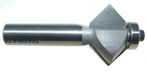 Magnate 378 Flush Trim with Glue Space Router Bit 1/2 Overall Diameter; 1 Cutting Length 