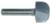 MAGNATE 7801 Bowl & Tray Plunge Router Bit - 1/4" Radius; 3/4" Cutting Diameter; 5/8" Cutting Height; 1/4" Shank Diameter; 1-1/4" Shank Length; 2-Flute Carbide Tipped