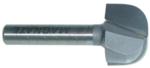 MAGNATE 7801 Bowl & Tray Plunge Router Bit - 1/4" Radius; 3/4" Cutting Diameter; 5/8" Cutting Height; 1/4" Shank Diameter; 1-1/4" Shank Length; 2-Flute Carbide Tipped