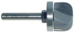 MAGNATE 7822 Bowl & Tray Plunge Router Bit with Top Bearing - 1" Cutting Diameter; 5/8" Cutting Height; 1/4" Shank Diameter; 1-3/4" Shank Length; BR-19 Bearing; 1/4" Radius. 2-Flute Carbide Tipped