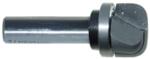 MAGNATE 7832 Bowl & Tray Plunge Router Bit with Top Bearing - 1" Cutting Diameter; 5/8" Cutting Height; 1/2" Shank Diameter; 2" Shank Length; BR-15 Bearing; 1/4" Radius. 2-Flute Carbide Tipped