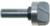 MAGNATE 7833 Bowl & Tray Plunge Router Bit with Top Bearing - 1-1/4" Cutting Diameter; 5/8" Cutting Height; 1/2" Shank Diameter; 2" Shank Length; BR-16 Bearing; 1/4" Radius. 2-Flute Carbide Tipped