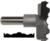 Magnate 8012A Rosette Carbide Tipped Cutter - 2-5/8" Cutting Diameter; 1/2" Shank Diameter; 3/4" Cutting Height; 1-1/2" Shank Length; 2-Flute Carbide Tipped, For Woodworking