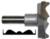 Magnate 8014A Rosette Carbide Tipped Cutter - 2-5/8" Cutting Diameter; 1/2" Shank Diameter; 3/4" Cutting Height; 1-1/2" Shank Length; 2-Flute Carbide Tipped, For Woodworking