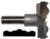 Magnate 8017B Rosette Carbide Tipped Cutter - 3-5/16" Cutting Diameter; 1/2" Shank Diameter; 3/4" Cutting Height; 1-1/2" Shank Length; 2-Flute Carbide Tipped, For Woodworking