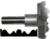 Magnate 8019A Rosette Carbide Tipped Cutter - 2-5/8" Cutting Diameter; 1/2" Shank Diameter; 3/4" Cutting Height; 1-1/2" Shank Length; 2-Flute Carbide Tipped, For Woodworking