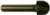 MAGNATE 803 Core Box Router Bit - 1/2" Cutting Diameter; 1/4" Shank Diameter; 3/8" Cutting Length; 1/4" Radius; 1-1/4" Shank Length; 2-Flute Carbide Tipped