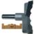 Magnate 8044 Rosette Carbide Tipped Cutter - 3-1/8" Cutting Diameter; 1/2" Shank Diameter; 3/4" Cutting Height; 1-1/2" Shank Length; 2-Flute Carbide Tipped, For Woodworking