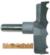 Magnate 8045 Rosette Carbide Tipped Cutter - 3-1/8" Cutting Diameter; 1/2" Shank Diameter; 3/4" Cutting Height; 1-1/2" Shank Length; 2-Flute Carbide Tipped, For Woodworking