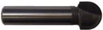 MAGNATE 805 Core Box Router Bit - 3/4" Cutting Diameter; 1/2" Shank Diameter; 5/8" Cutting Length; 3/8" Radius; 1-1/2" Shank Length; 2-Flute Carbide Tipped