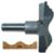 Magnate 8052 Rosette Carbide Tipped Cutter - 2-1/2" Cutting Diameter; 1/2" Shank Diameter; 3/4" Cutting Height; 1-1/2" Shank Length; 2-Flute Carbide Tipped, For Woodworking