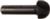 MAGNATE 807 Core Box Router Bit - 1" Cutting Diameter; 1/2" Shank Diameter; 3/4" Cutting Length; 1/2" Radius; 2" Shank Length; 2-Flute Carbide Tipped