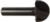 MAGNATE 809 Core Box Router Bit - 1-1/4" Cutting Diameter; 1/2" Shank Diameter; 7/8" Cutting Length; 5/8" Radius; 2" Shank Length; 2-Flute Carbide Tipped