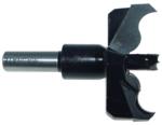 Magnate 8097 Yo-Yo Rosette Carbide Tipped Cutter - 2-1/4" Profile Diameter; 5/8" Profile Height; Ogee Profile; 4-1/2" Overall Length; 12mm Shank Diameter; 2-5/8" Overall Diameter; Flute