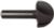 MAGNATE 810 Core Box Router Bit - 1-1/2" Cutting Diameter; 1/2" Shank Diameter; 1" Cutting Length; 3/4" Radius; 2" Shank Length; 2-Flute Carbide Tipped