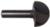 MAGNATE 817 Core Box Router Bit - 1-9/16" Cutting Diameter; 1/2" Shank Diameter; 1-1/32" Cutting Length; 25/32" Radius; 2" Shank Length; for Nevada style gaming table chip trays; 2-Flute Carbide Tipped
